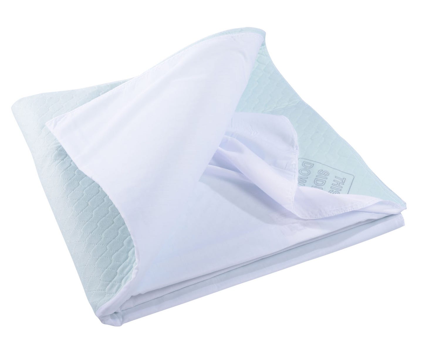 Deluxe Bed Pad 103x103cm 3000ml With Wings Blue