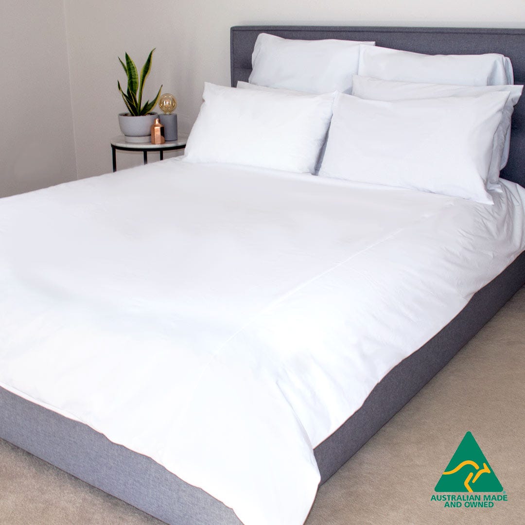 Minappi Doona Cover Single 140x210cm Waterproof White
