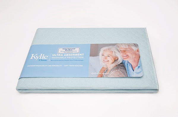 Kylie Utility Pad Large 85x90cm 2200ml Waterproof Light Blue