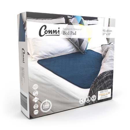 Conni Mate Large 7006   Bed Pad 85x95cm Waterproof Blue