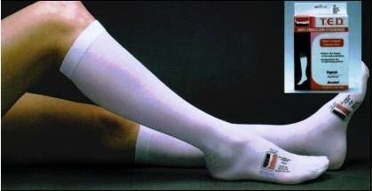 Ted Stock Anti/Emb Extra Large Knee White