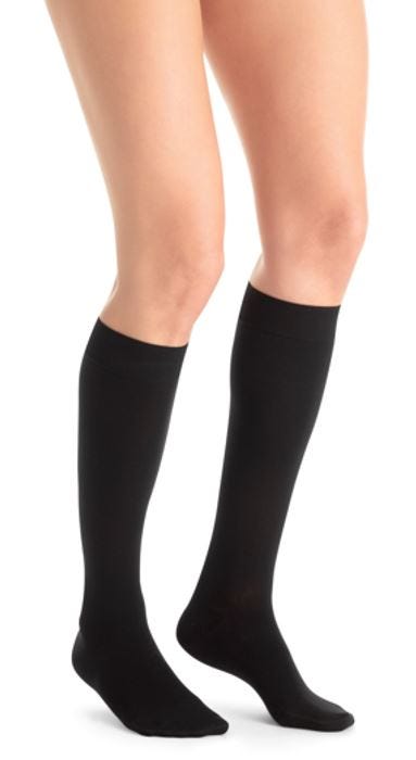 Jobst Hosiery Ultrasheer Large Ankle 25 29cm 20 30 Hg Knee Black
