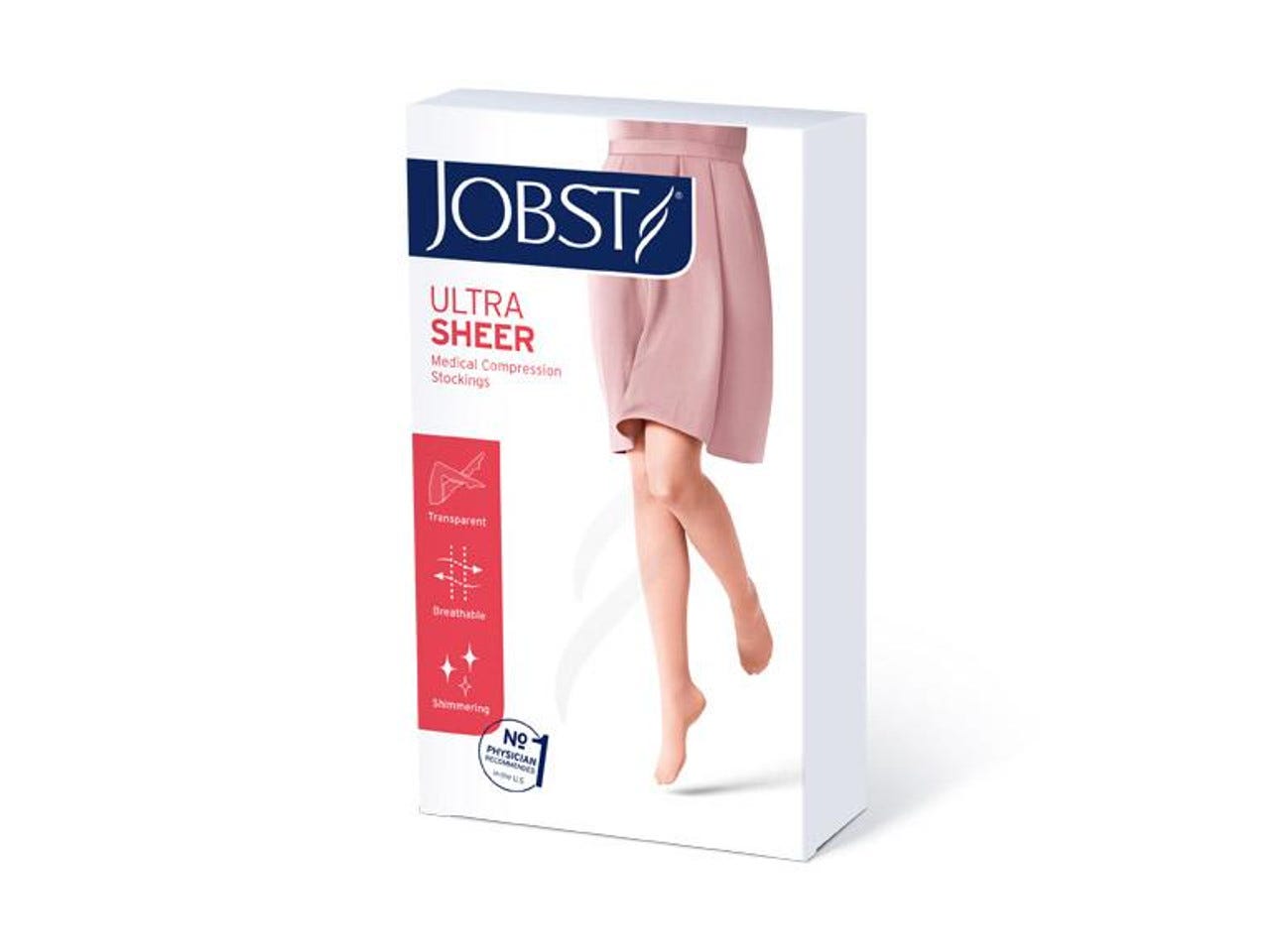 Jobst Hosiery Ultrasheer Extra Large Ankle 29 33cm 20 30 Hg Knee Black