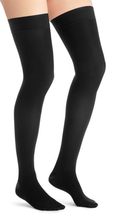 Jobst Hosiery Ultrasheer Medium Ankle 21 25cm 30 40 Hg Thigh Black