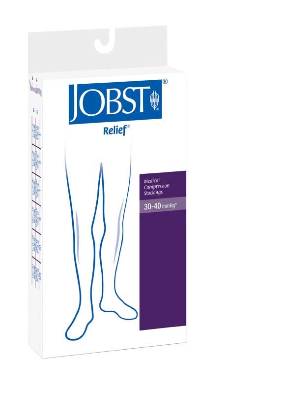 Jobst Relief Hosiery Medium Ankle 21 25cm 20 30 Hg Knee Beige