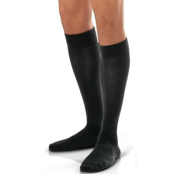 Jobst Active Vascular Hosiery Medium 15 20 Hg Knee High Black