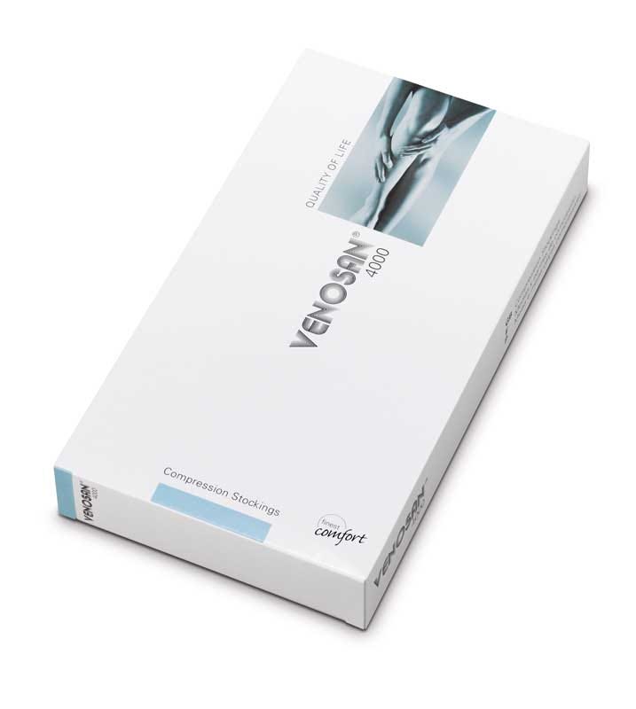 Venosan 4001 Stocking Ad Extra Large Ankle 29 31cm 18 21 Hg Below Knee Black