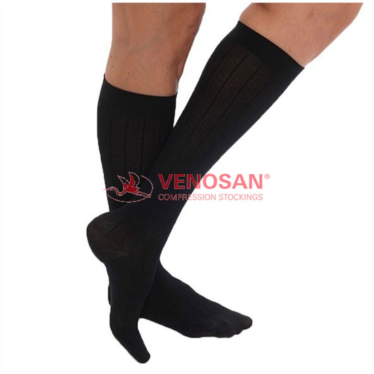 Venosan Microfibre Socks Medium Ankle 21 24cm Female 15 20 Hg Black