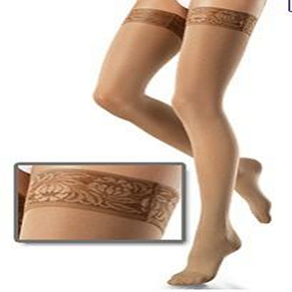 Venosan Legline 20 Agh Stocking Lace Top Medium Ankle 24 26cm 20 Hg Thigh Nude