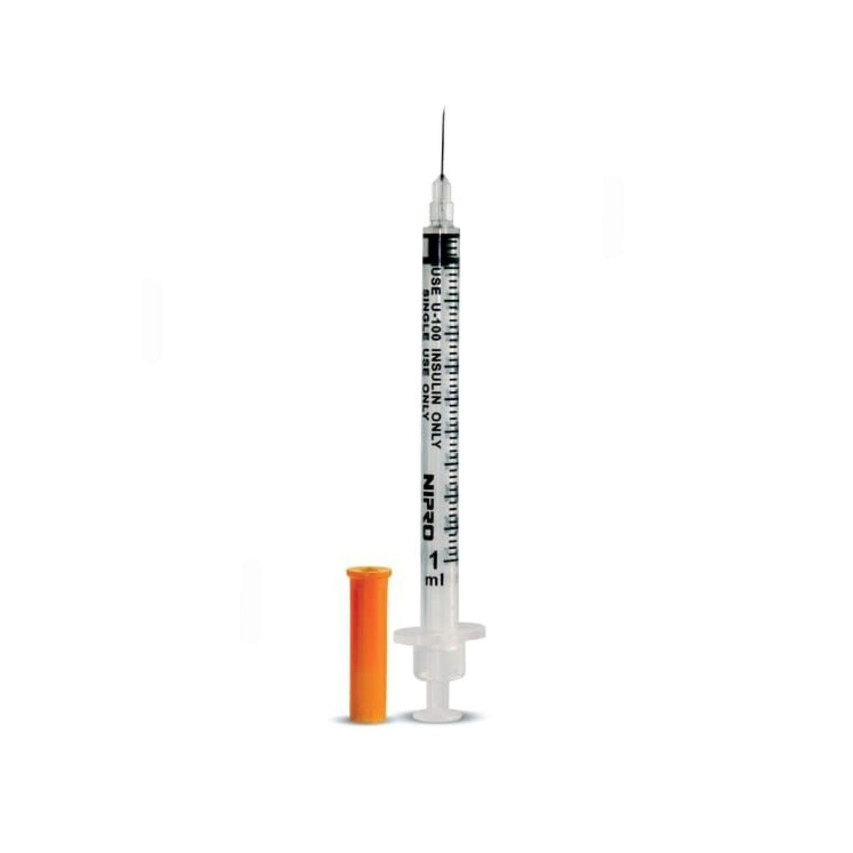 Syringe Disposable Insulin 1ml 29g Needle