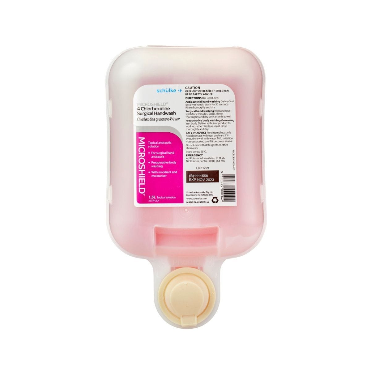 Microshield 4 Surgical Handwash 1500ml