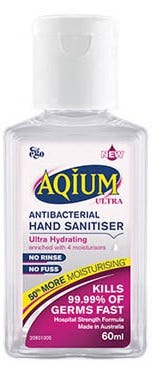 Aqium Hand Sanitiser Ultra 60ml