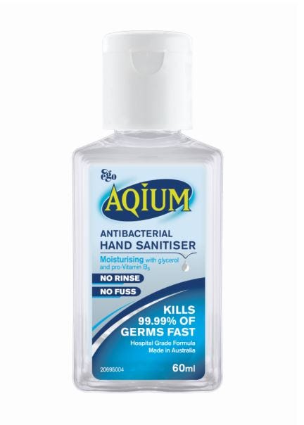 Aqium Hand Sanitiser 60ml