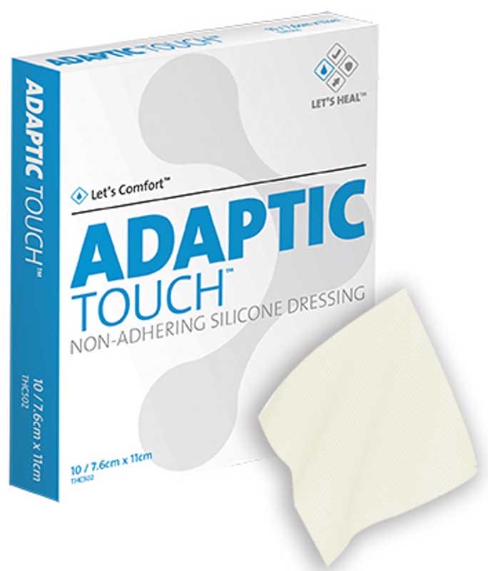 Adaptic Touch Silicone Dressing 7.6 X 11 Cm