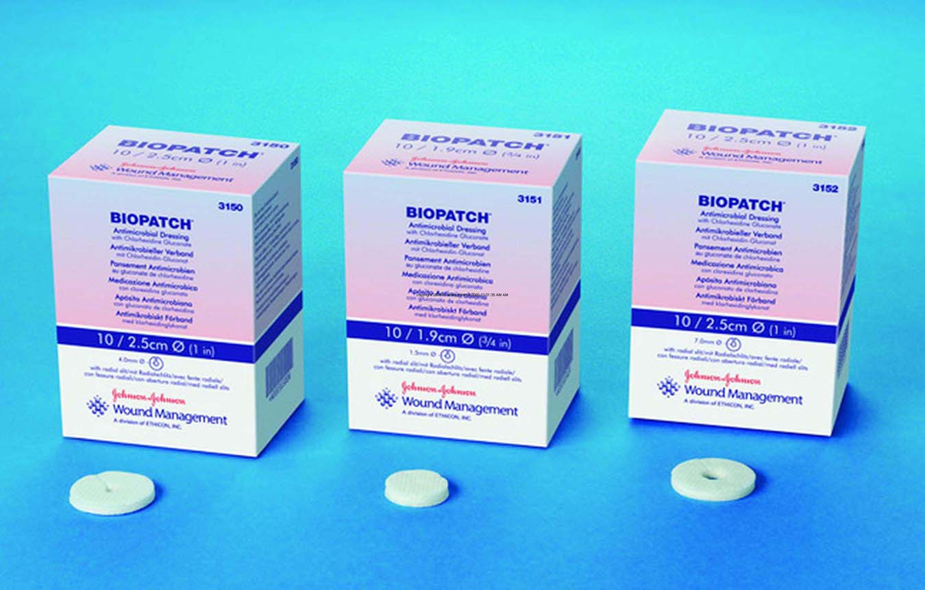 Biopatch Antimicrobial Dressing 44150 2.5cm/4mm