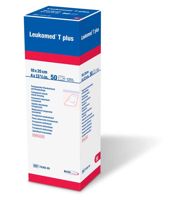 Leukomed T Plus Island Film Dressing 10x35cm Waterproof