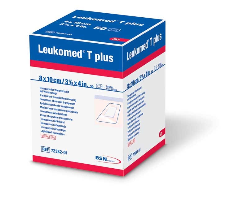 Leukomed T Plus Island Film Dressing 8cmx10cm Waterproof