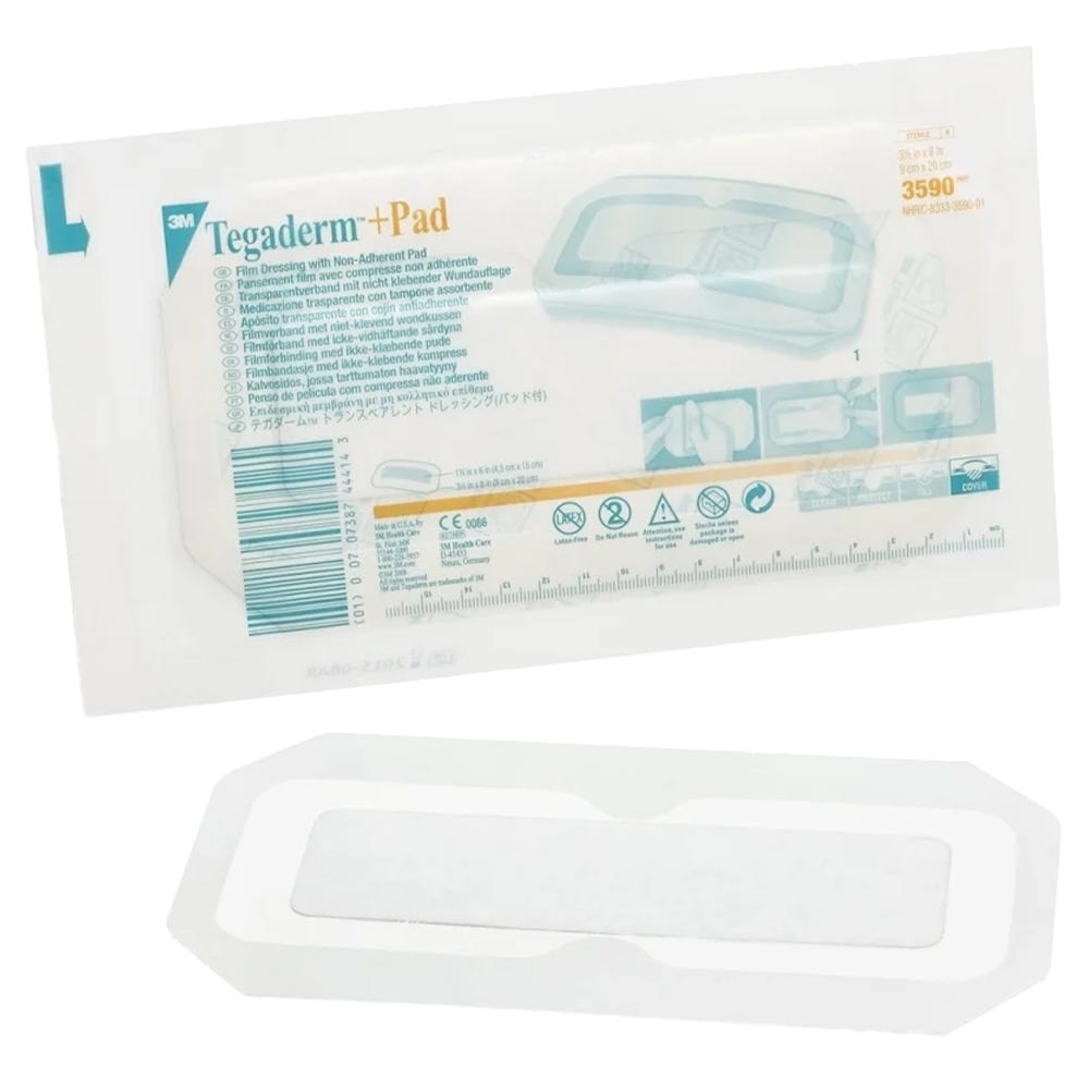 Tegaderm + Pad Film Dressing 9cmx20cm