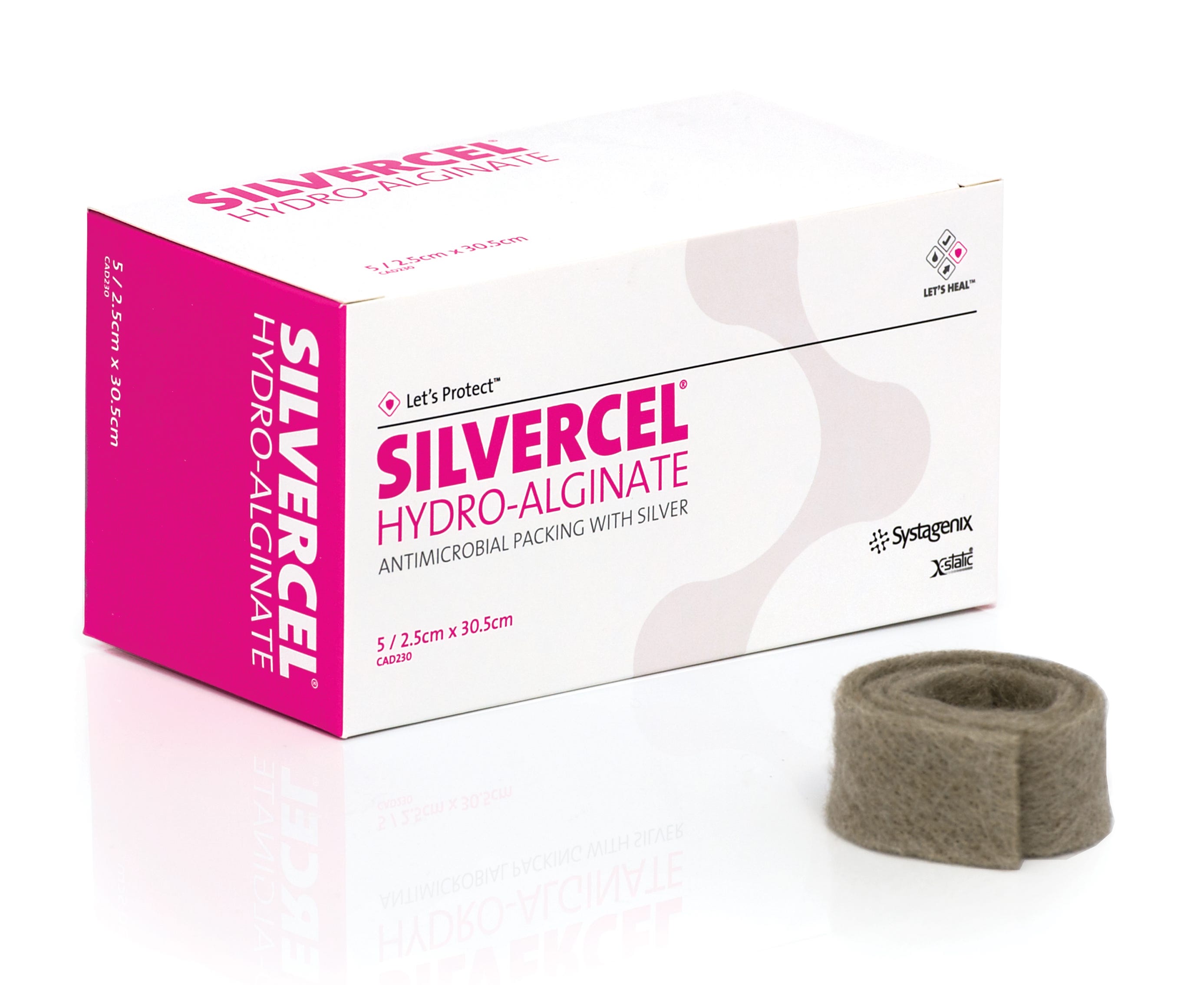 Silvercel Hydro Alginate Dressing Rope 2.5cmx30.5cm