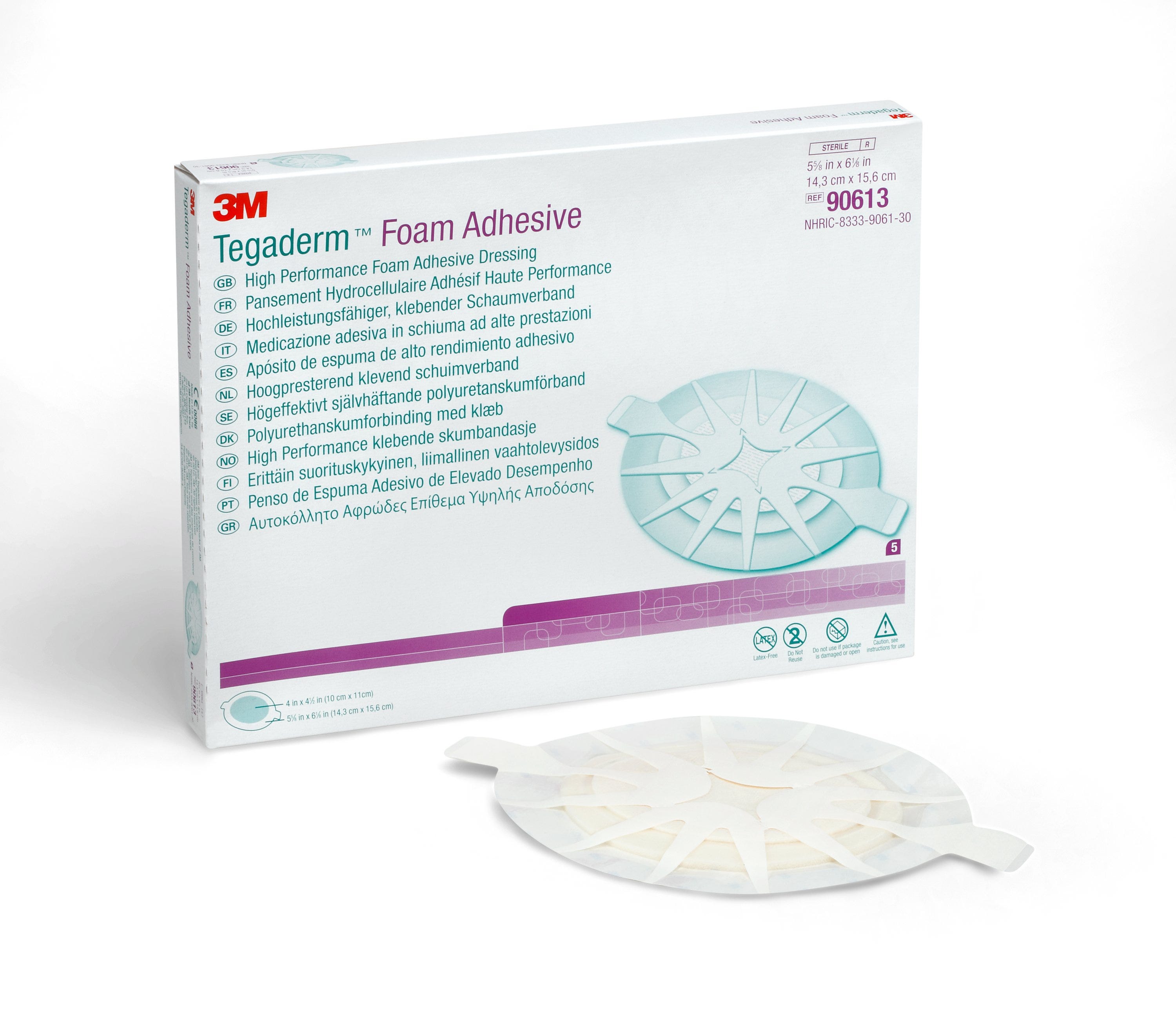 Tegaderm Foam Adhesive Dressing 14cmx15cm