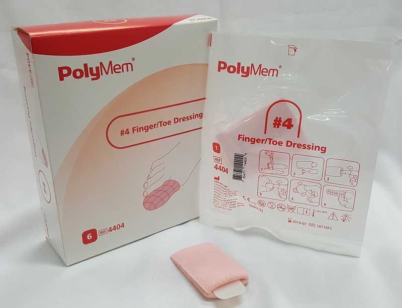 Polymem Finger Toe Dressing Size 4
