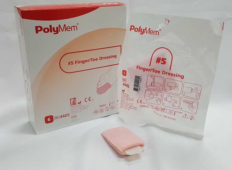 Polymem Finger Toe Dressing Size 5