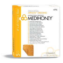 Medihoney Antibacterial Honey Apinate Dressing 10cmx10cm 795 10cmx10cm