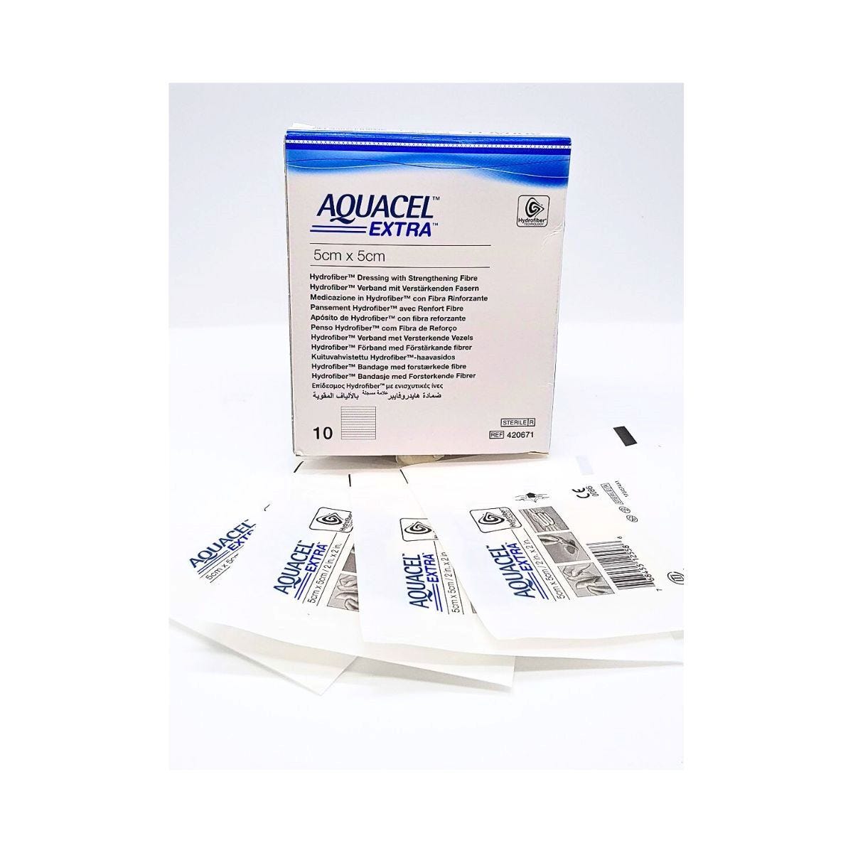 Aquacel Extra Dressing 5cmx5cm White