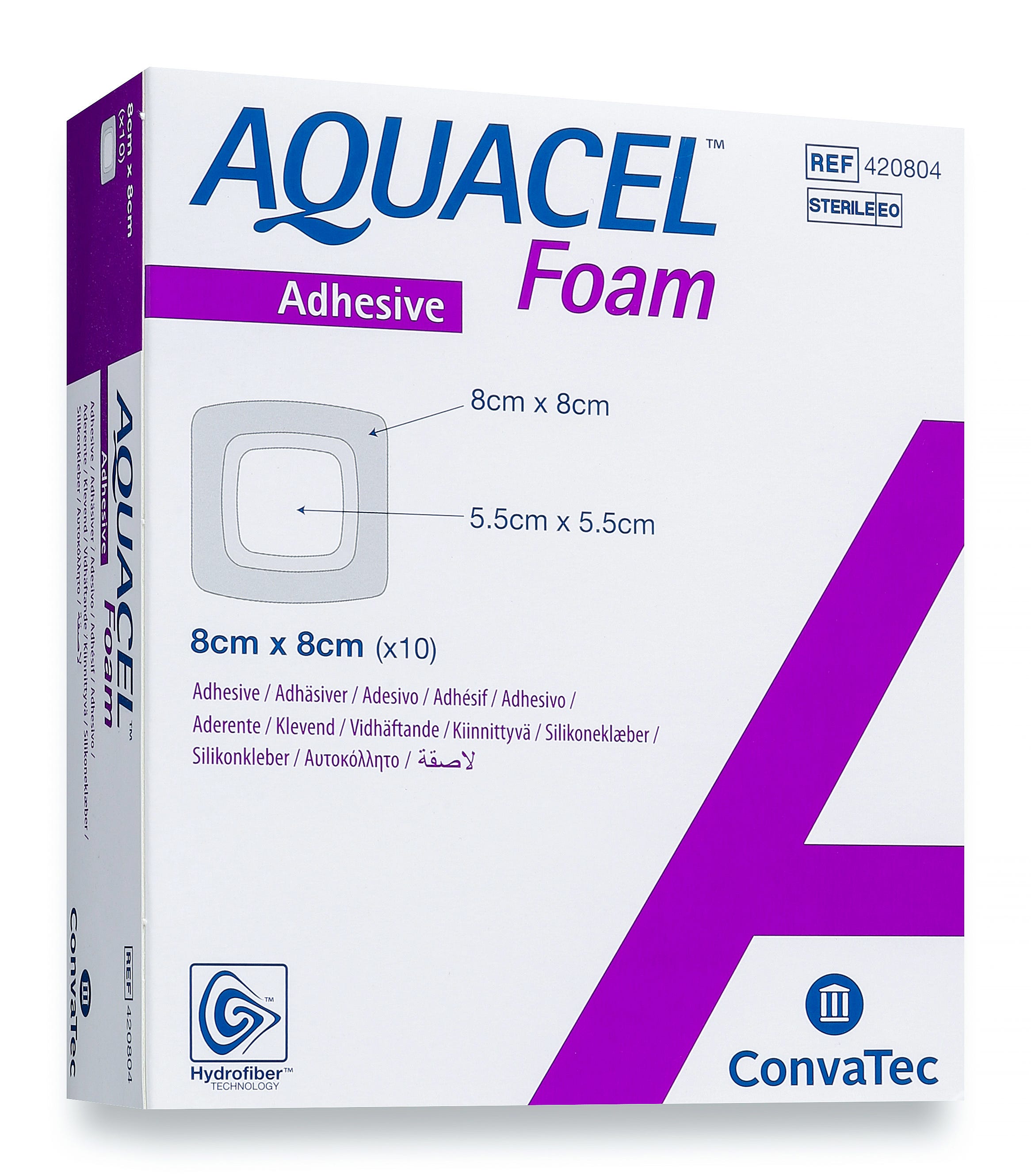 Aquacel Foam Adhesive 8cm X 8cm