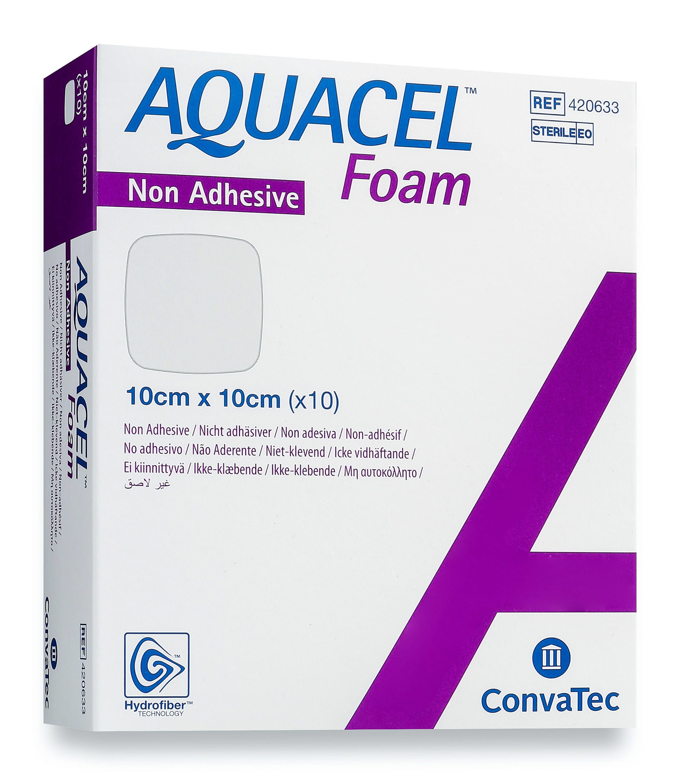 Aquacel Foam Non Adhesive 10cm X 10cm