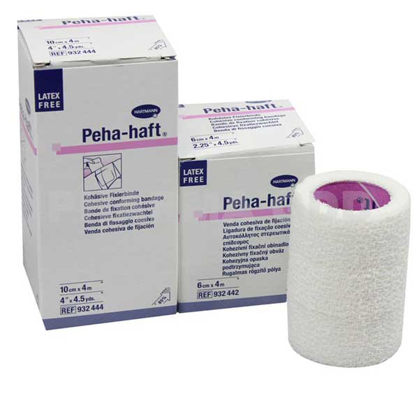 Peha Haft Cohesive Bandage 10cmx4mtr Latex Free