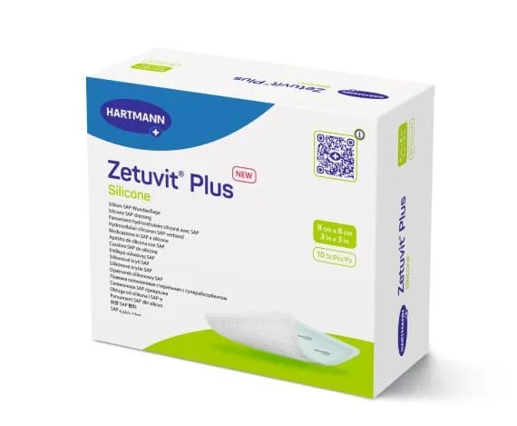 Zetuvit Plus Silicone 8cmx8cm