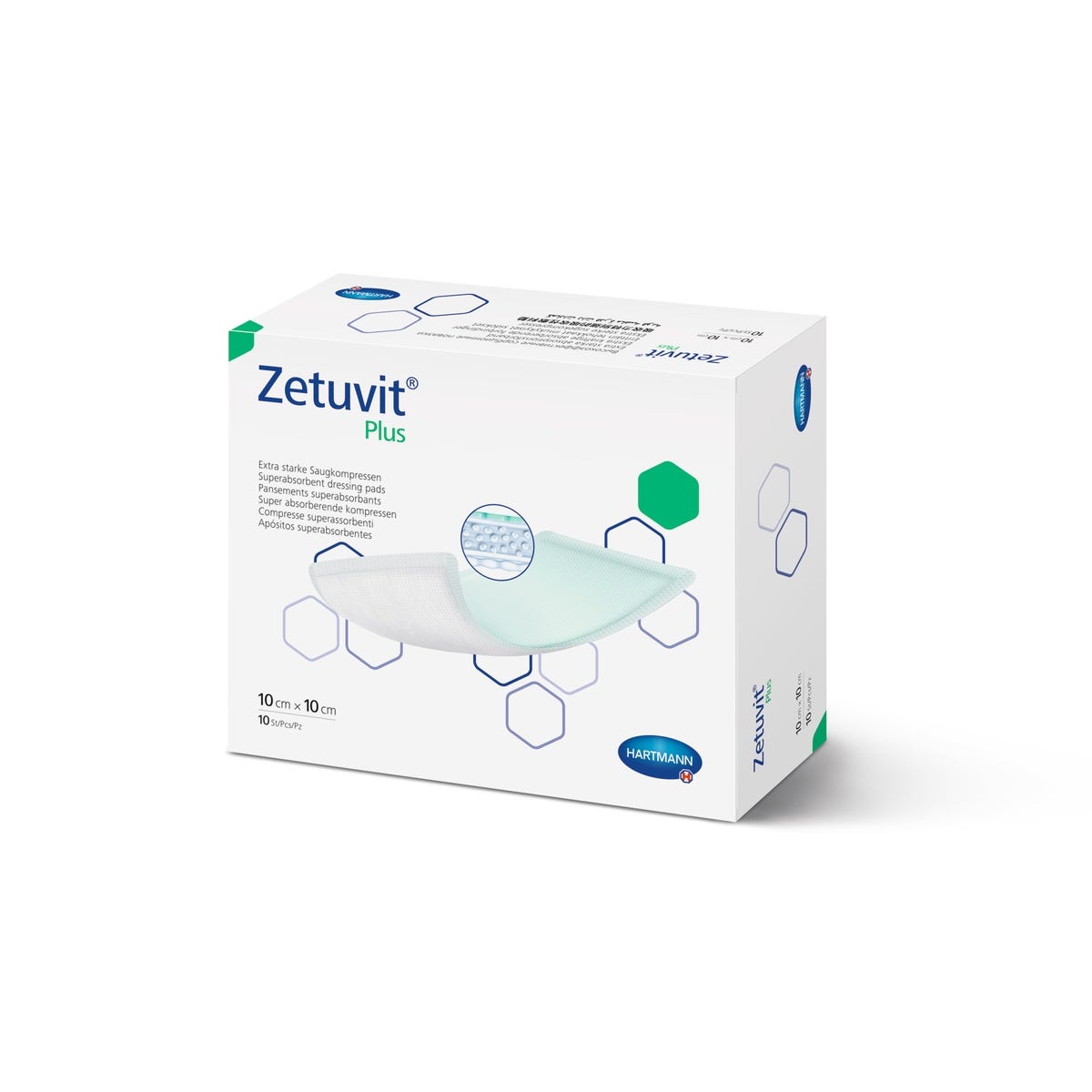 Zetuvit Plus Dressing 10cm X 10cm
