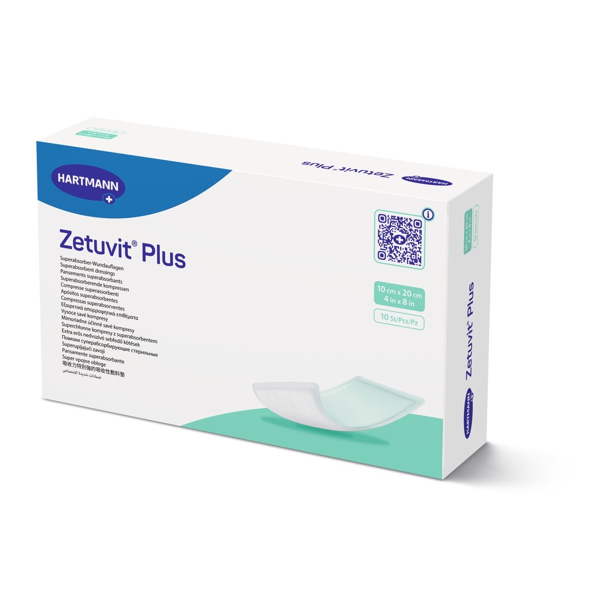 Zetuvit Plus Dressing 10cmx20cm