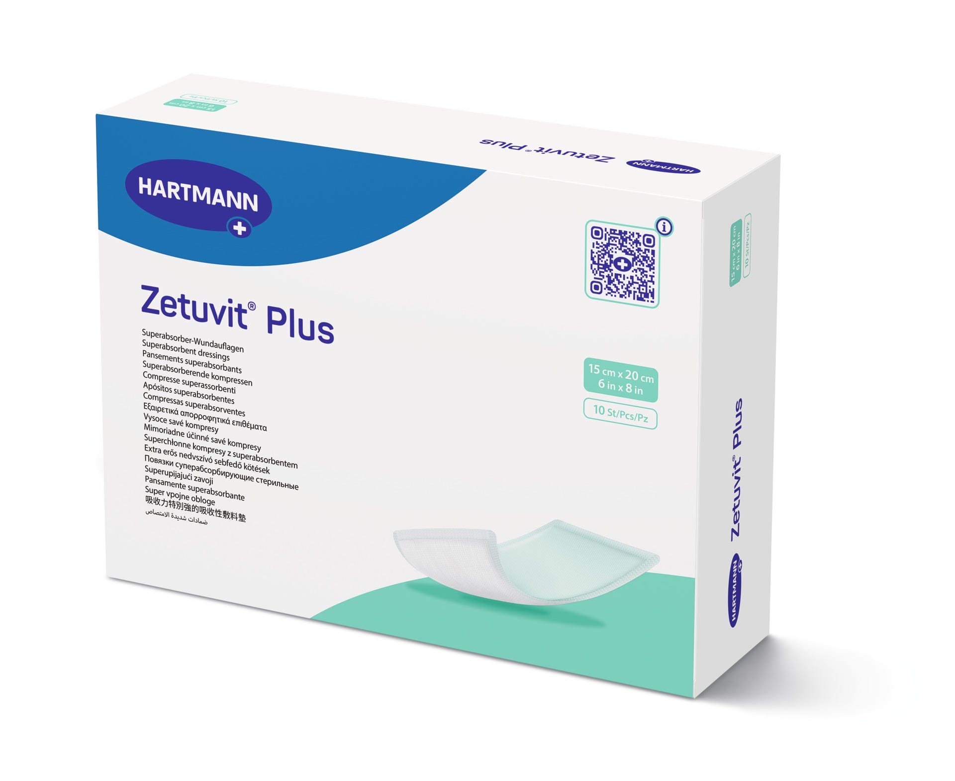 Zetuvit Plus Dressing 15cmx20cm