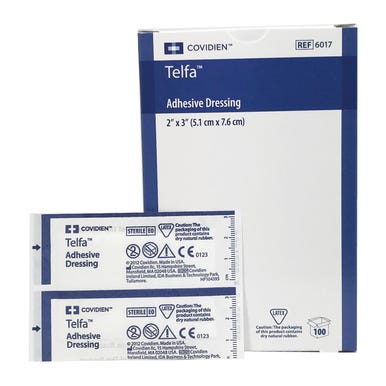Telfa Dressing Pad With Adhesive Strip 7.5cmx5cm