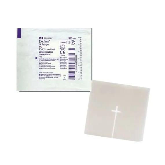 Kendall Excilon Drain Sponge 5cm Sterile