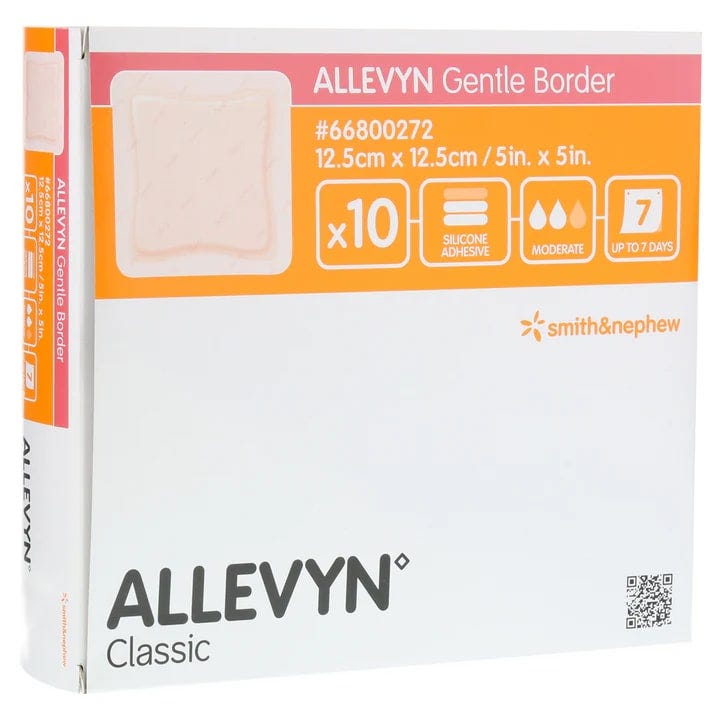 Allevyn Gentle Border Foam Dressing 12.5cmx12.5cm