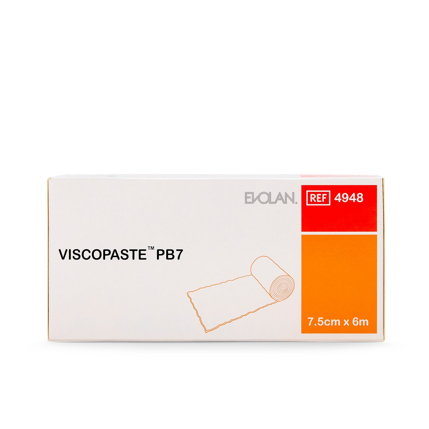 Viscopaste Zinc Paste Bandage 7.5cmx6mtr