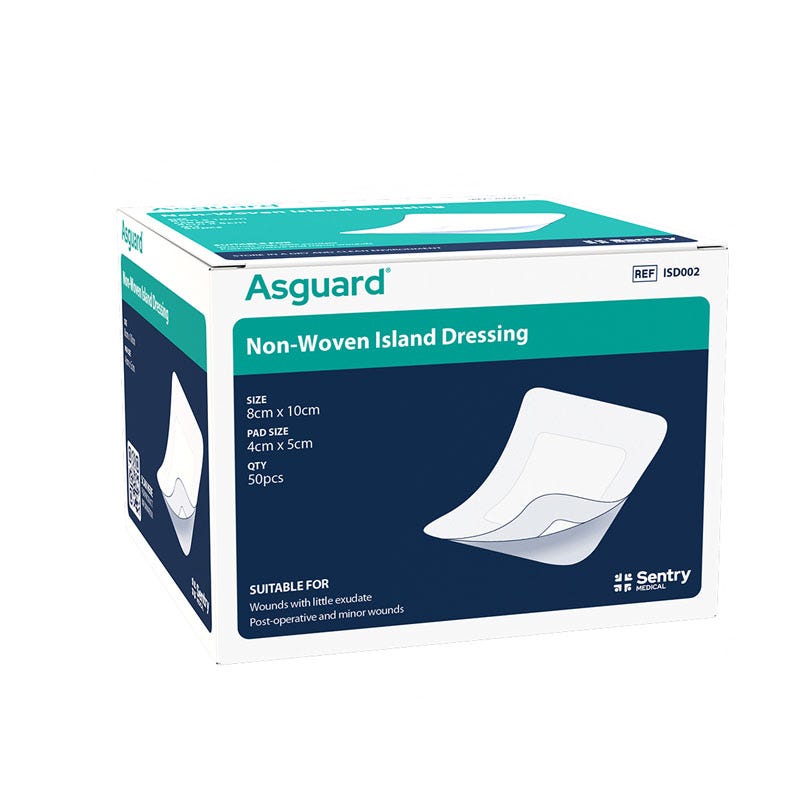 Asguard Flex Non Woven Island Dressing 8cmx10cm