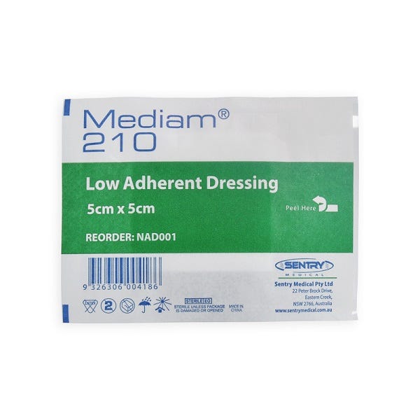 Mediam 210 Low Adherent Dressing 7.5cmx7.5cm
