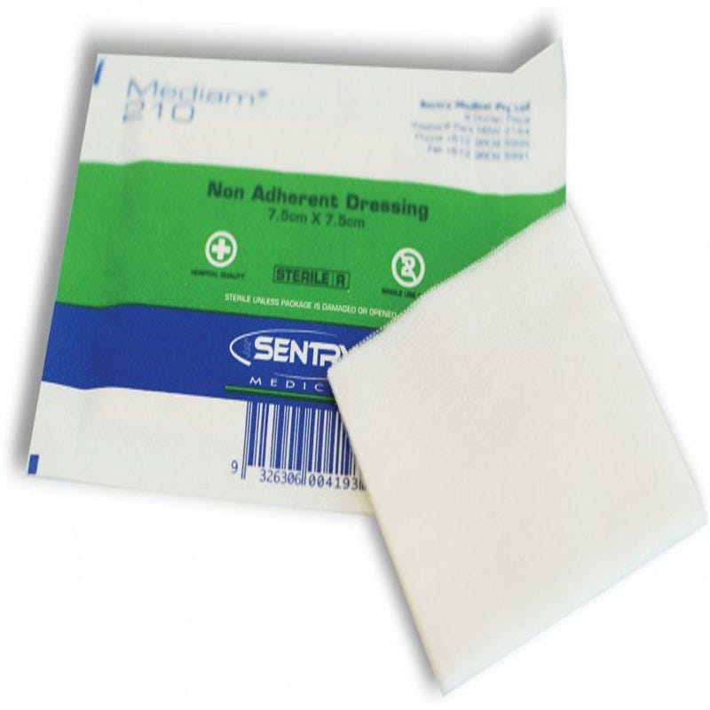 Mediam 210 Low Adherent Dressing 10cmx10cm