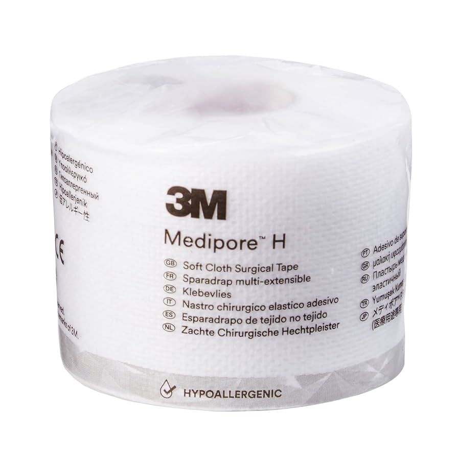 Medipore H Soft Cloth Surgical Tape 5cmx9.1mtr White