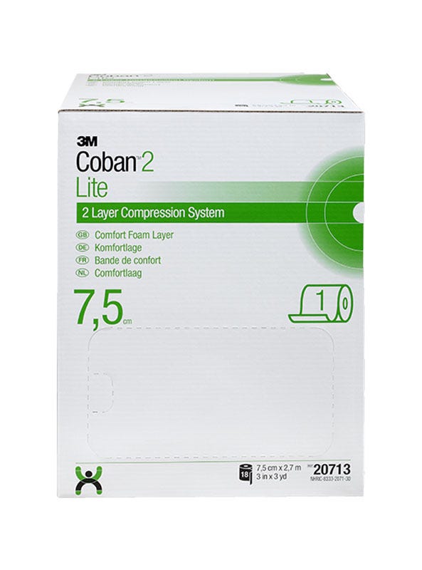 Coban 2 Lite Comfort Foam Layer 7.5cmx2.7mtr