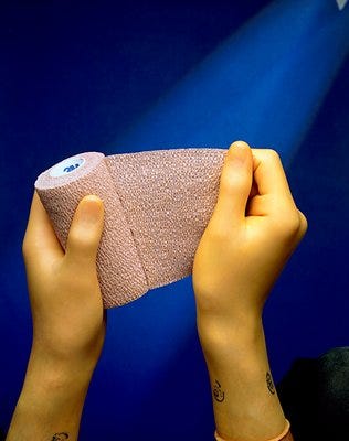 Coban Self Adherent Wrap 2.5cmx2mtr Tan