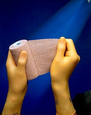 Coban Self Adherent Wrap 15cmx2mtr Tan