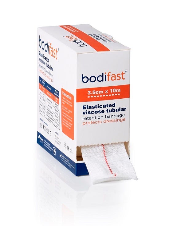 Bodifast Tubular Retention Bandage Small 3.5 C Mx10 M Red