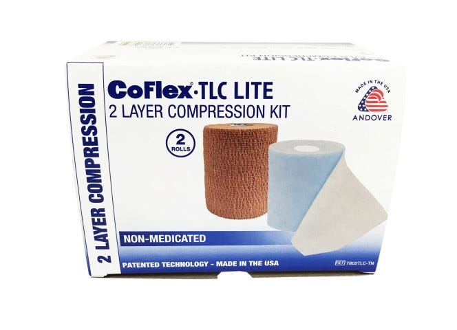 Coflex 25 30 Mmhg Two Layer Lite Compression Bandage Kit