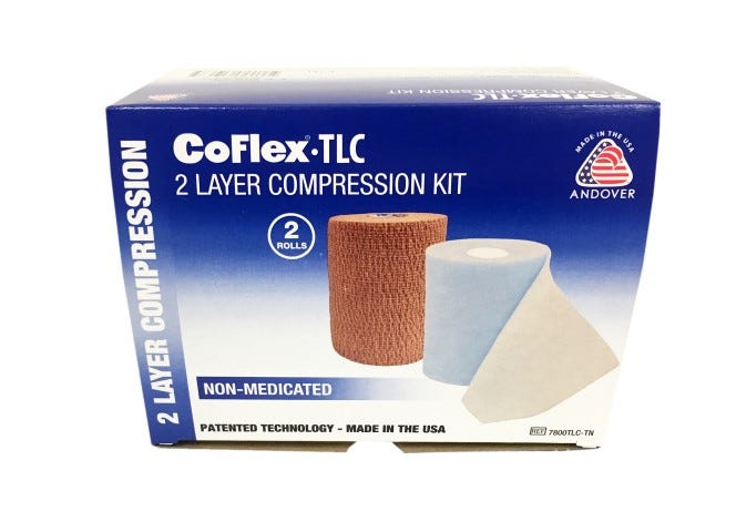 Coflex 35 40 Mmhg Extra Long Two Layer Compression Bandage Kit X Large