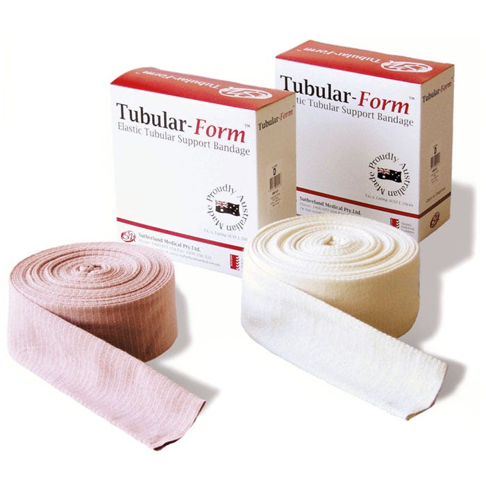 Tubular Form Compression Bandage Size L 32.5cm Wide Latex Free Natural